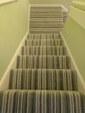 Click Here To Enlarge This Photo Of Staircase Carpet Installation - Dorset