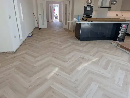 Click Here To Enlarge This Photo Of Herringbone Click Lvt Flooring
